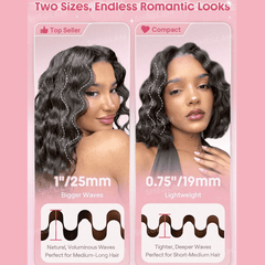 SHEGLAM Cupid's Charm Beach Babe Hair Waver - UK Plug ( * Global Item )