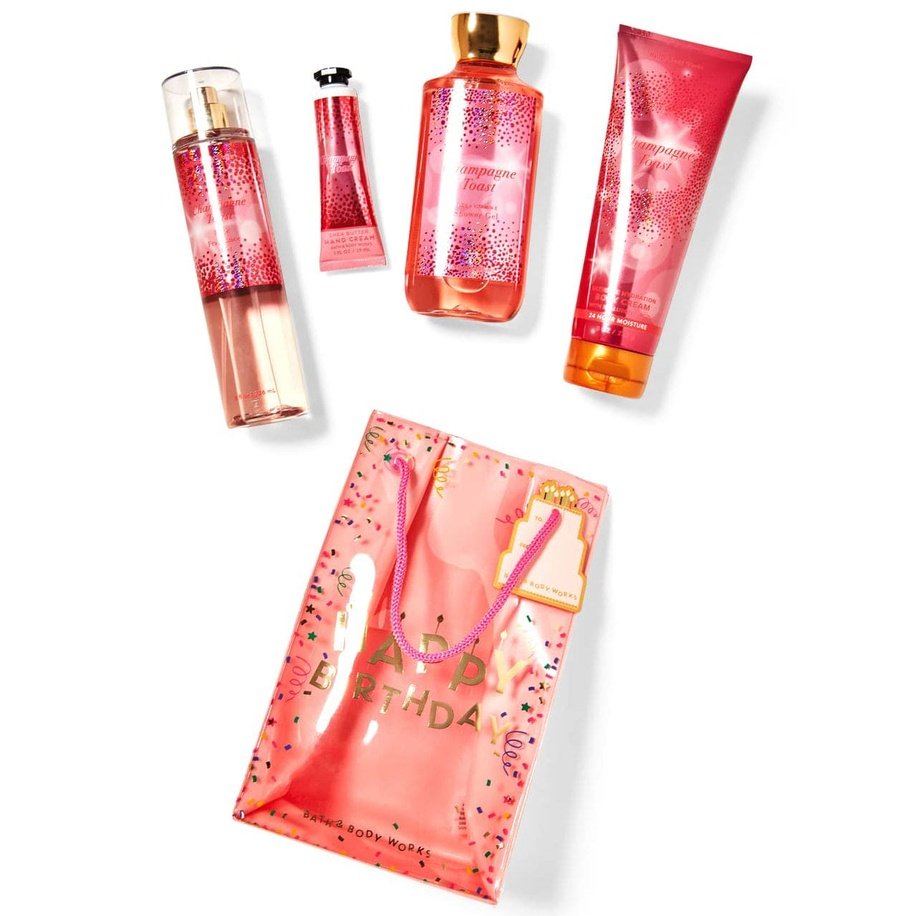 BATH AND BODY WORKS CHAMPAGNE TOAST BODY LOTION SHEA BUTTER & VIT E X 2 NEW