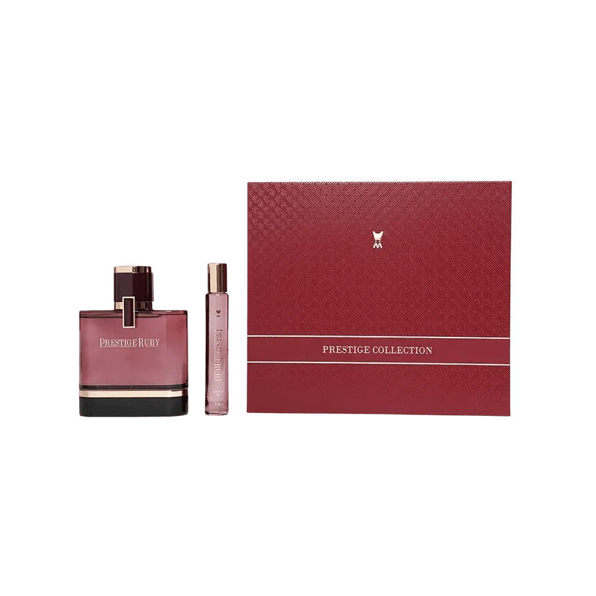 Al-Majed Oud Prestige Ruby Gift Box 100ml + Prestige Ruby Oil 10ml Gift Set - XOXO cosmetics
