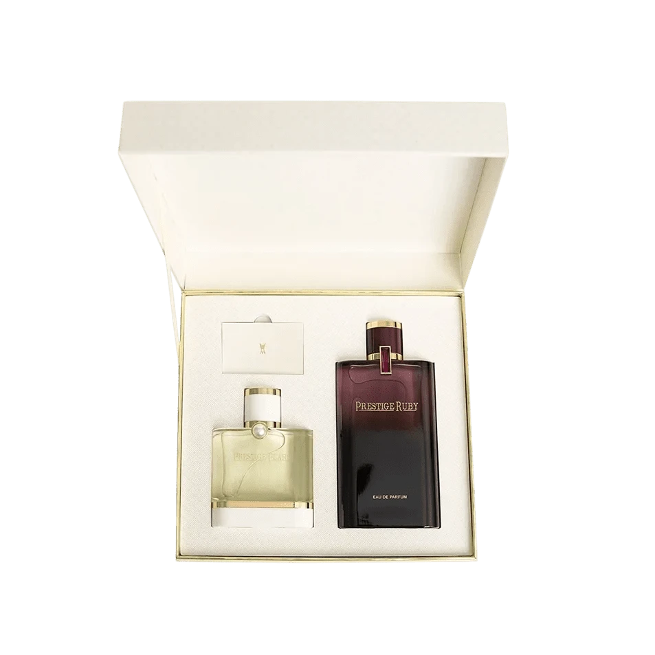 Al-Majed Oud Prestige Ruby Gift Box 200ml + Prestige Pearl 100ml Gift Set - XOXO cosmetics