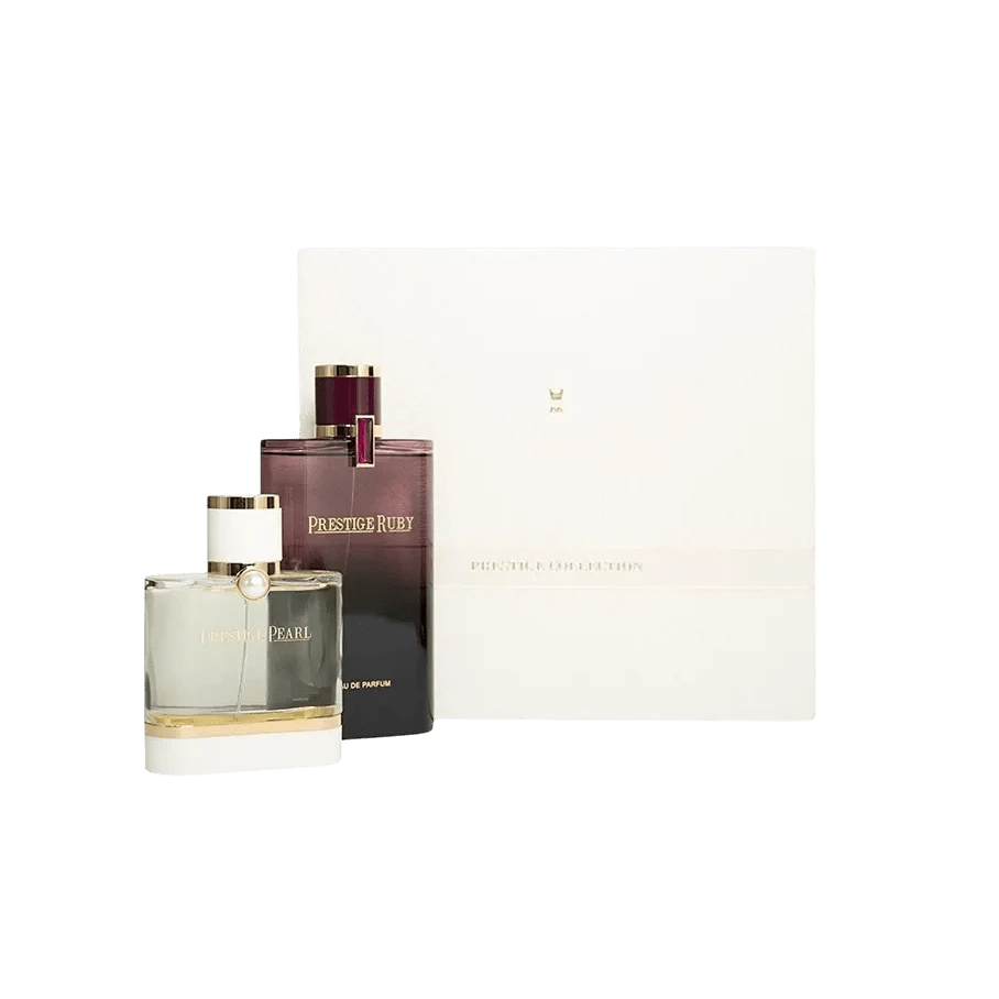 Al-Majed Oud Prestige Ruby Gift Box 200ml + Prestige Pearl 100ml Gift Set - XOXO cosmetics