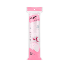 Alice Makeup Remover Cotton Pads 100pcs - Pink Makeup Tools - XOXO cosmetics