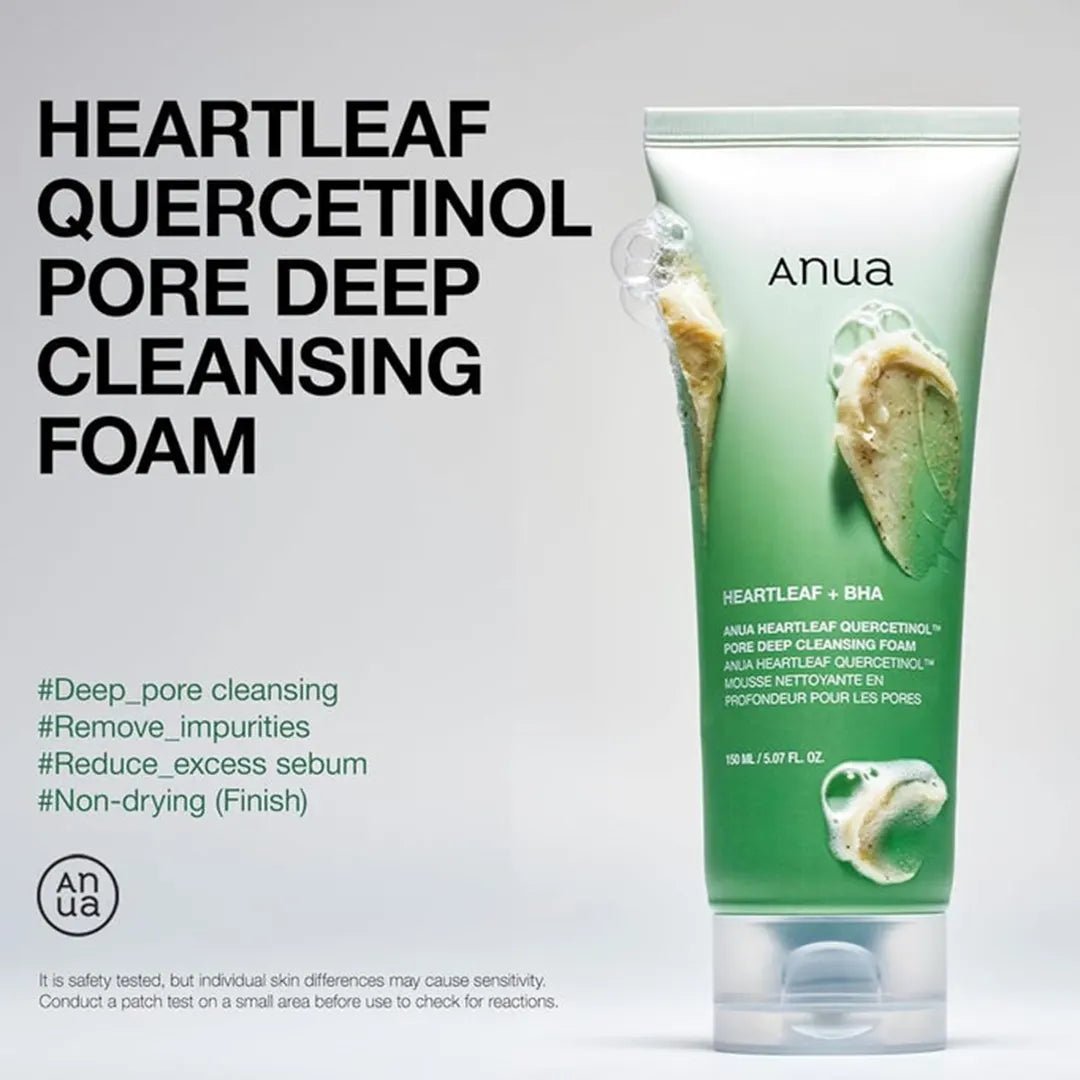 Anua Pore Foam Cleanser Super Value Set - 2 Full Size + Bouns Mini Cleanser - XOXO cosmetics