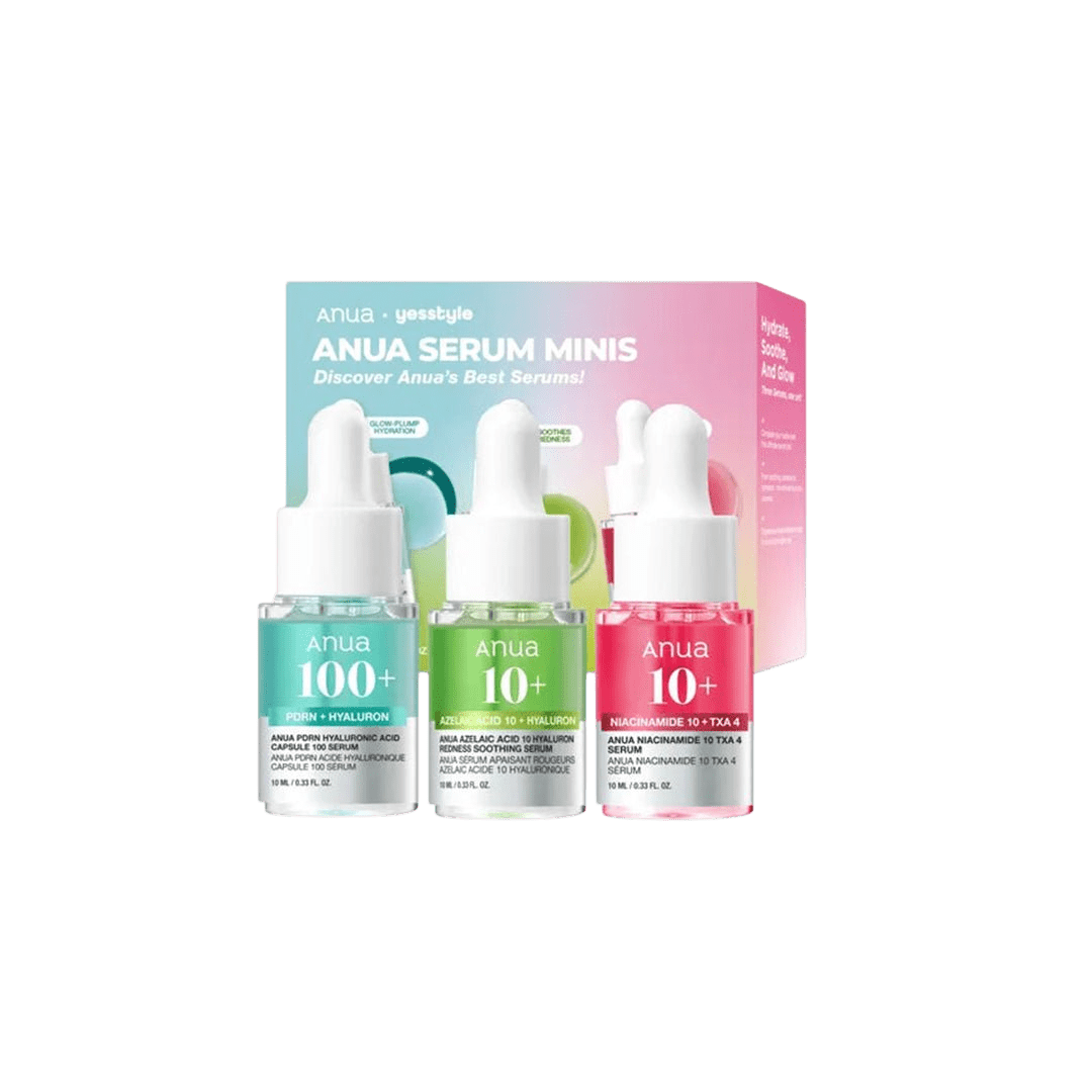 Anua × Yesstyle Serum Mini Trio Set Skin Care Set - XOXO cosmetics