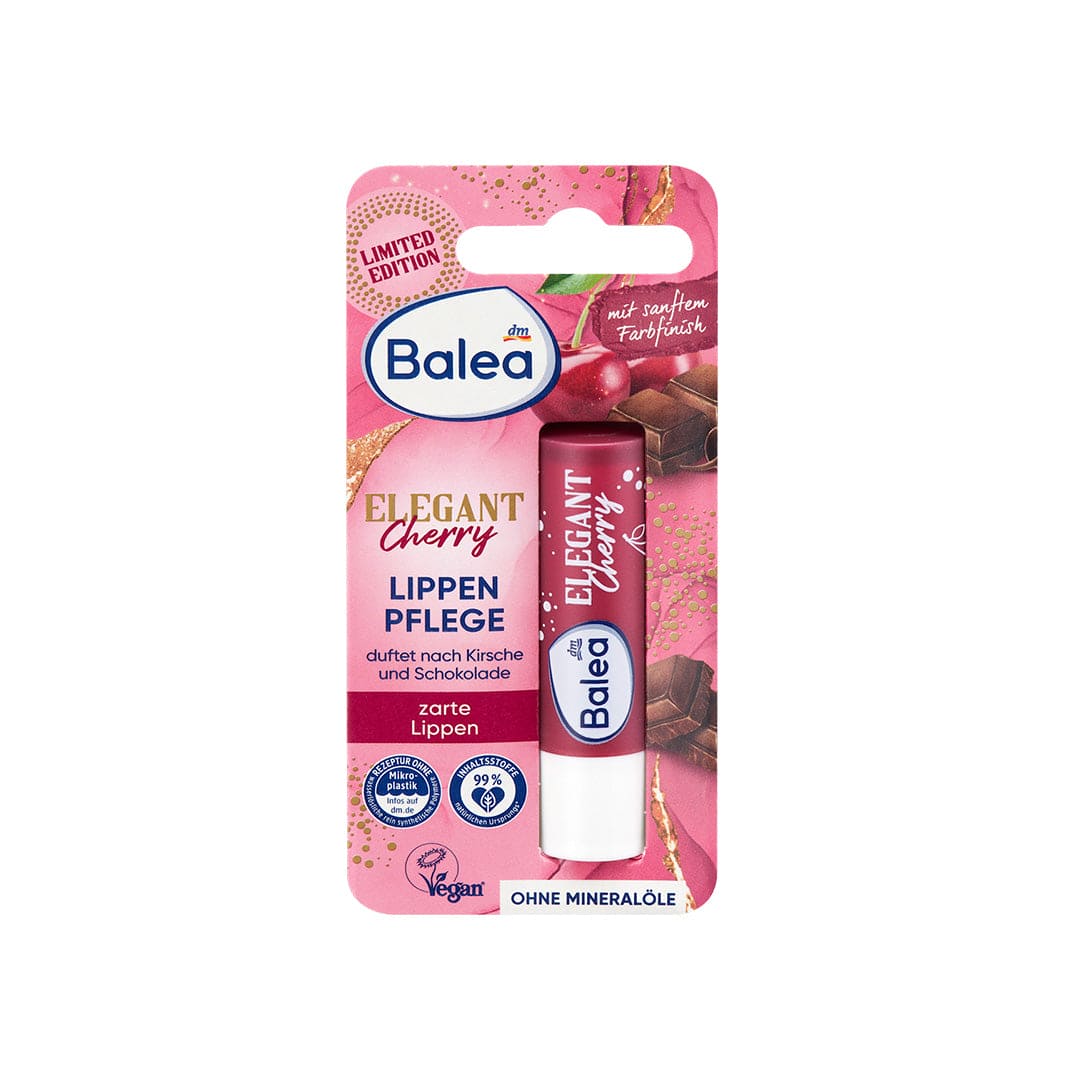 Balea Lip Balm - Elegant Cherry Limited Edition Lip Balm - XOXO cosmetics