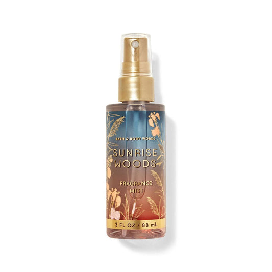 Bath & Body Work Sunrise Woods Fragrance Mist - Travel Size Body Mist - XOXO cosmetics