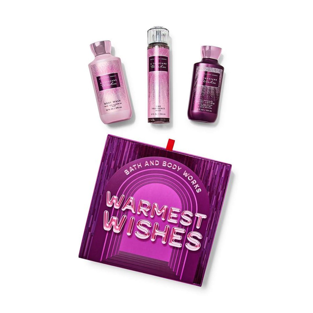 Bath & Body Works Holiday Edition - A Thousand Wishes Gift Box Gift Set - XOXO cosmetics