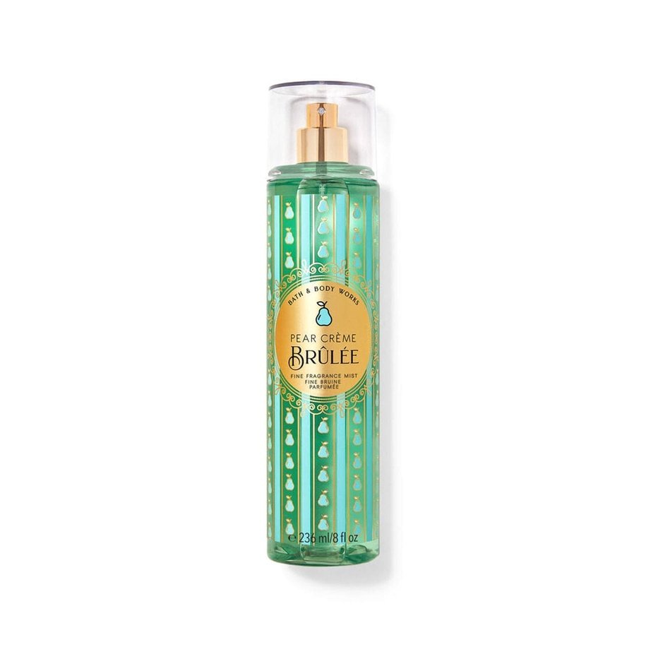 Bath & Body Works Pear Crème Brulée Fine Fragrance Mist - Gulf Edition Body Mist - XOXO cosmetics