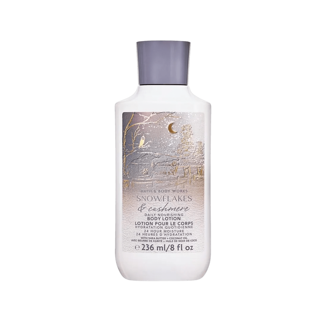 Bath & Body Works Snowflakes & Cashmere Daily Nourishing Body Lotion Body Lotion - XOXO cosmetics