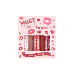 Beaulis Must Have It Mini Liquid Glossy Lipstick Set - 213 Shimmerly Lip Gloss - XOXO cosmetics