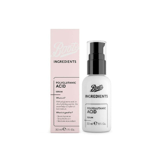 Boots Ingredients Polyglutamic Serum - 30ml Face Serum - XOXO cosmetics