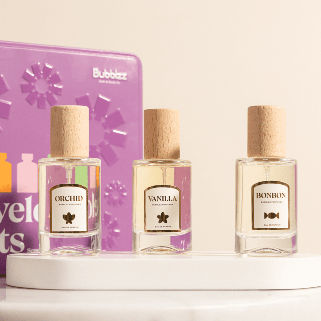 Bubblzz Trio Marvelous Scents Sensual Minis Collection Perfume Set - XOXO cosmetics