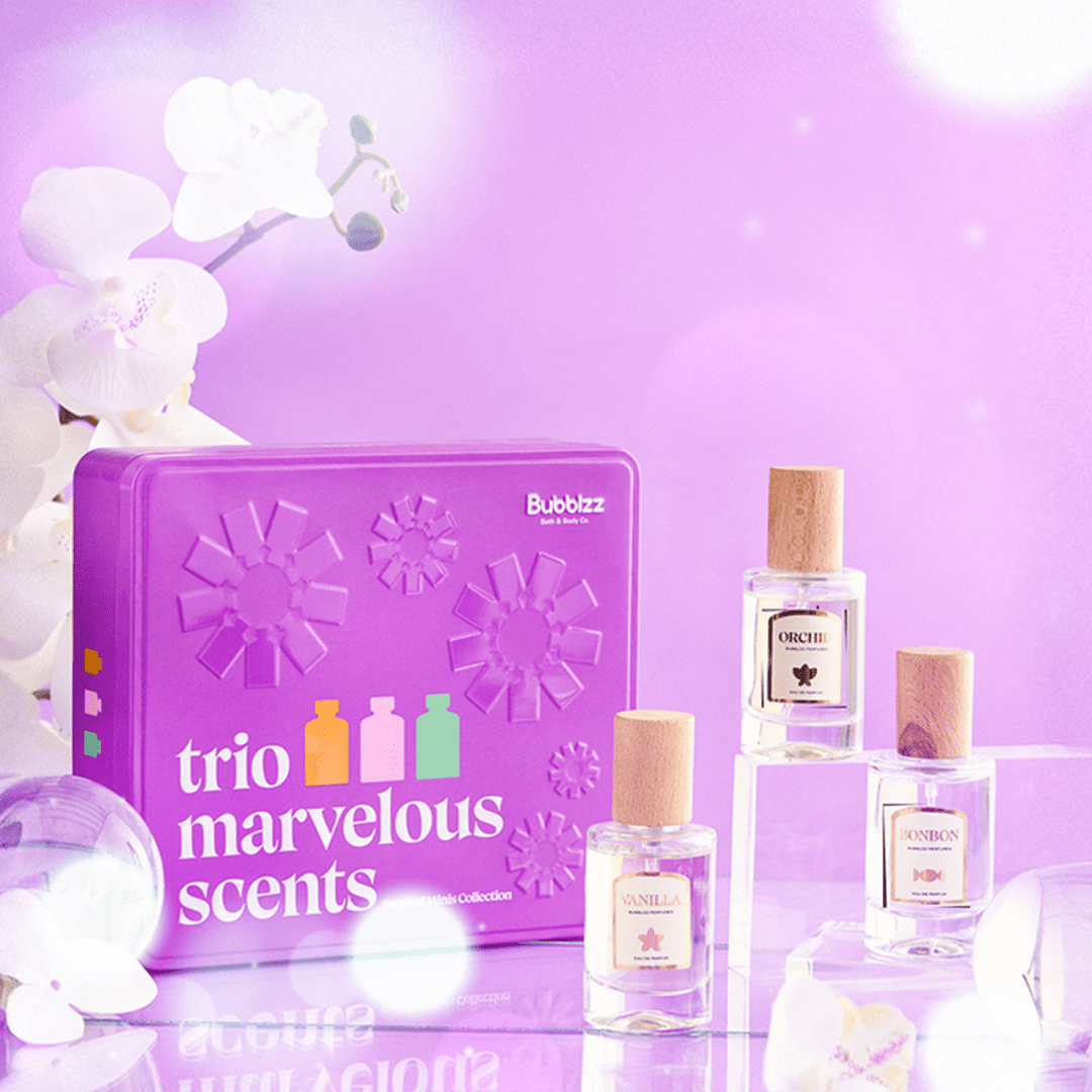 Bubblzz Trio Marvelous Scents Sensual Minis Collection Perfume Set - XOXO cosmetics