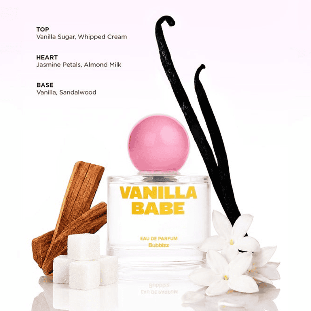 Bubblzz Vanilla Babe Perfume - 50ml Perfume - XOXO cosmetics