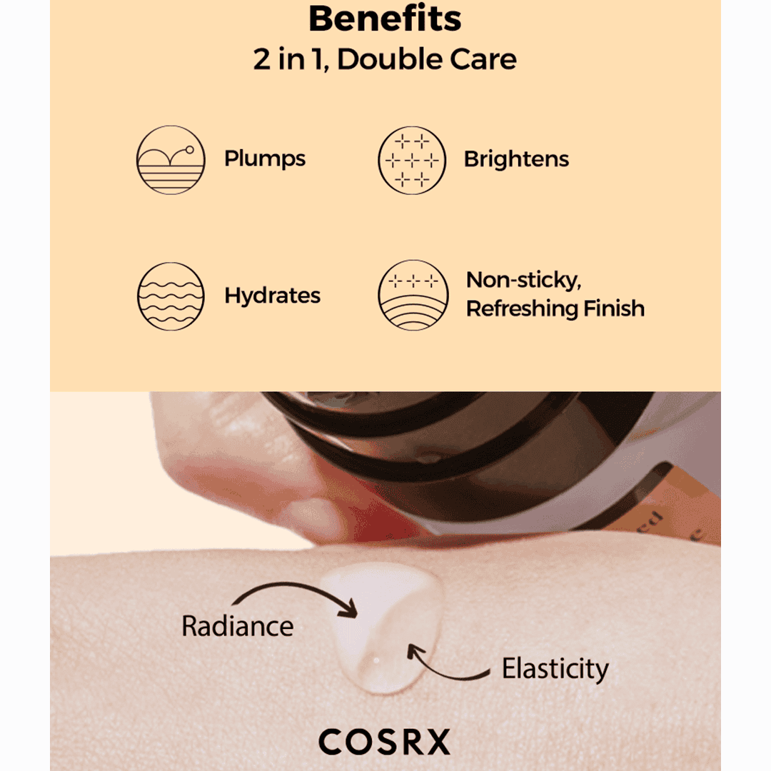 COSRX Advanced Snail Radiance Dual Essence - 80ml Face Serum - XOXO cosmetics