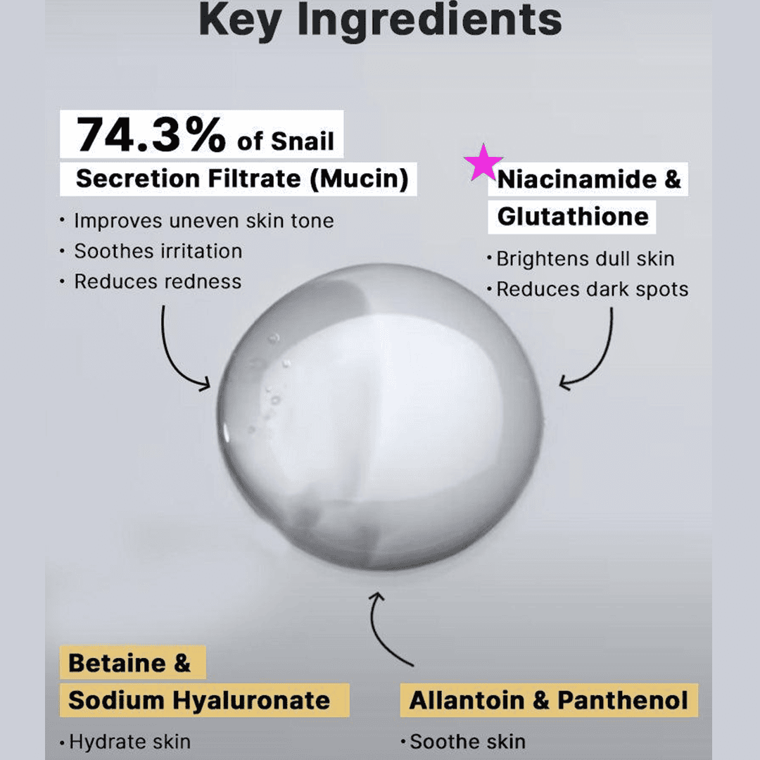 COSRX Advanced Snail Radiance Dual Essence - 80ml Face Serum - XOXO cosmetics
