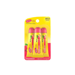 Carmex Daily Care Moisturizing Lip Balm - Strawberry 3 Tubes Lip Balm - XOXO cosmetics