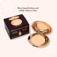 Charlotte Tilbury Airbrush Flawless Finish Complexion Perfecting Micro Powder - 2 Medium Powder - XOXO cosmetics