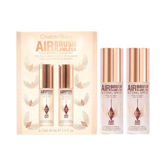 Charlotte Tilbury Airbrush Flawless Mini Setting Spray Kit - 2 x 34ml Setting & Fixing Spray - XOXO cosmetics
