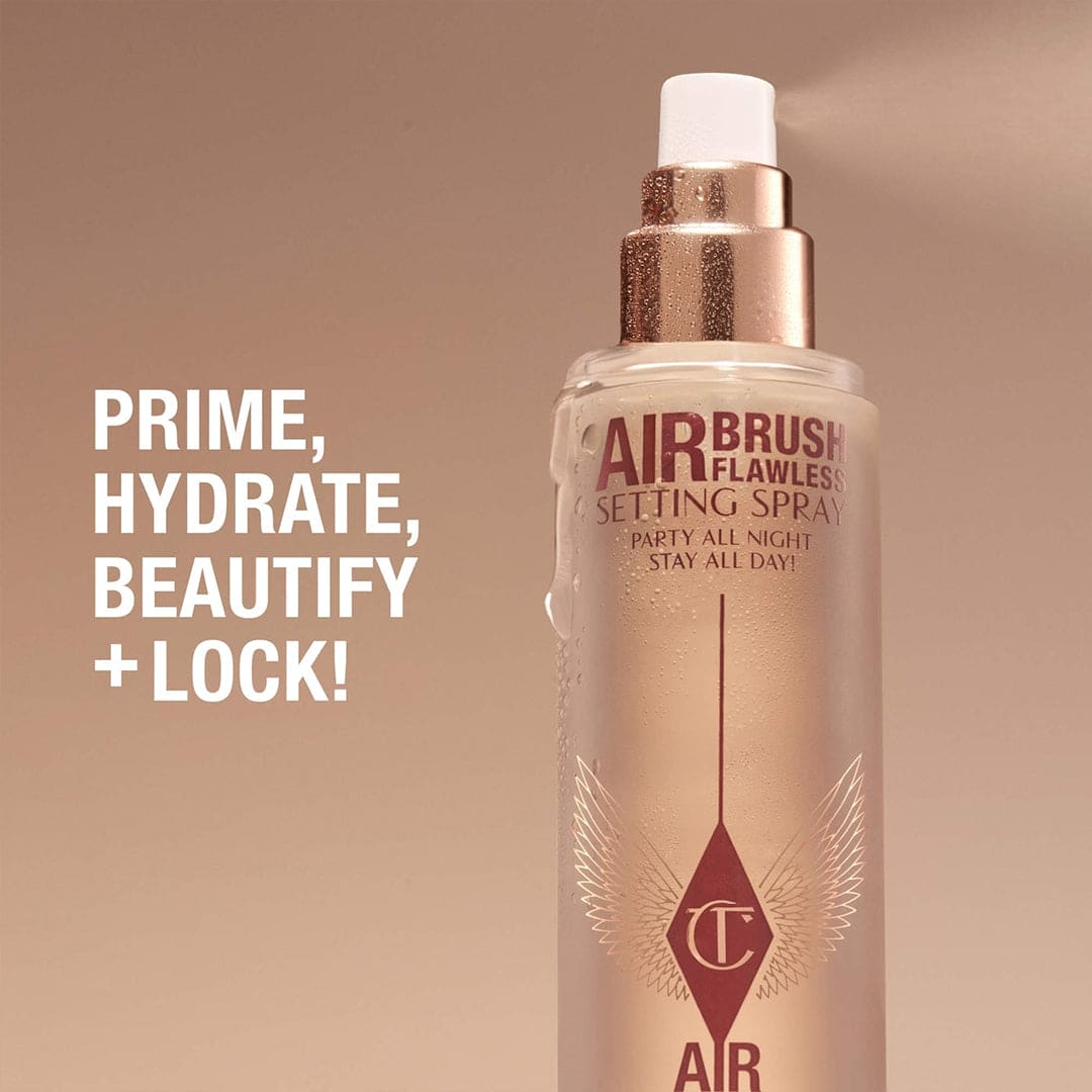 Charlotte Tilbury Airbrush Flawless Mini Setting Spray Kit - 2 x 34ml Setting & Fixing Spray - XOXO cosmetics