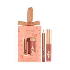 Charlotte Tilbury Pillow Talk Glossy Lip Kit - Medium Lip Kit - XOXO cosmetics