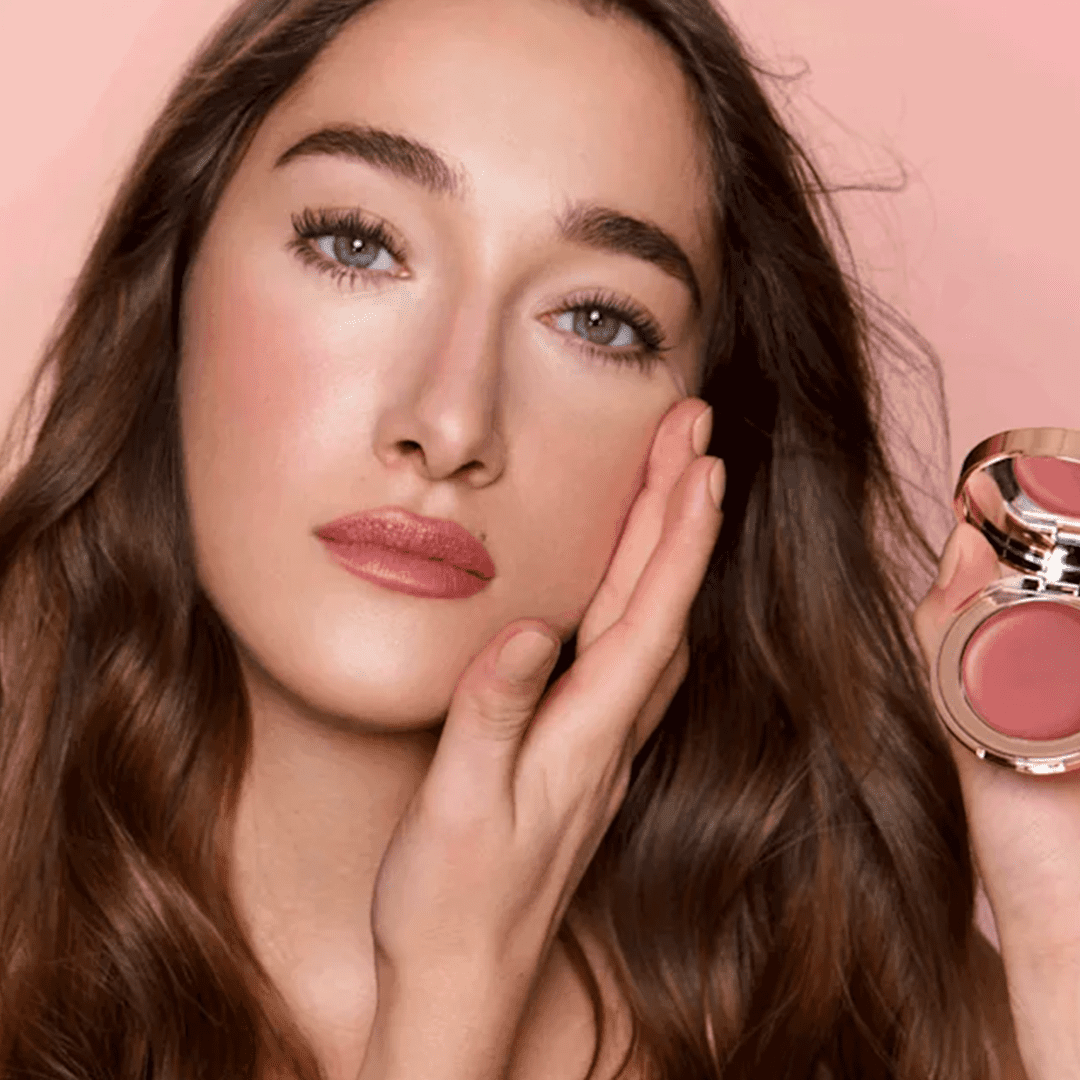 Charlotte Tilbury Pillow Talk Lip & Cheek Glow - Colour Of Dreams Blush - XOXO cosmetics