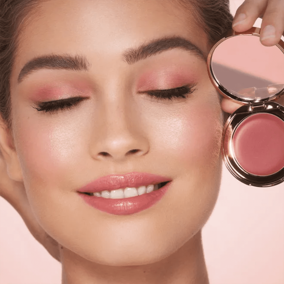 Charlotte Tilbury Pillow Talk Lip & Cheek Glow - Colour Of Dreams Blush - XOXO cosmetics