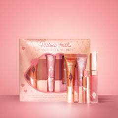Charlotte Tilbury Pillow Talk Lip and Cheek Secrets Set Face Kit - XOXO cosmetics