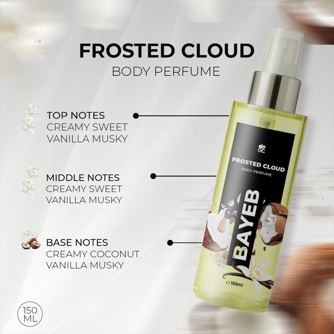 DEOC BAYEB Frosted Cloud Body Perfume Body Mist - XOXO cosmetics