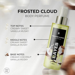 DEOC BAYEB Frosted Cloud Body Perfume Body Mist - XOXO cosmetics