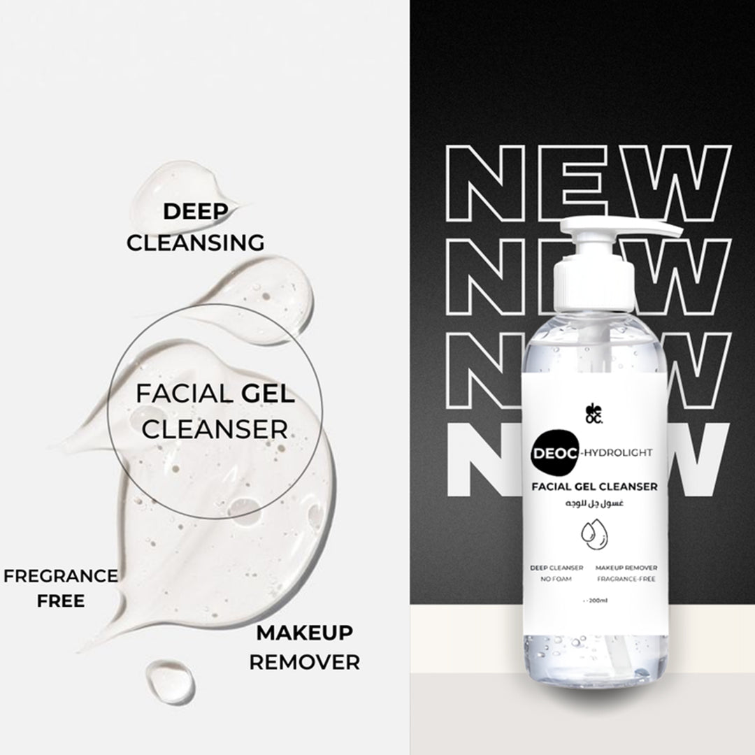 DEOC Hydrolight Facial Gel Cleanser Cleanser - XOXO cosmetics