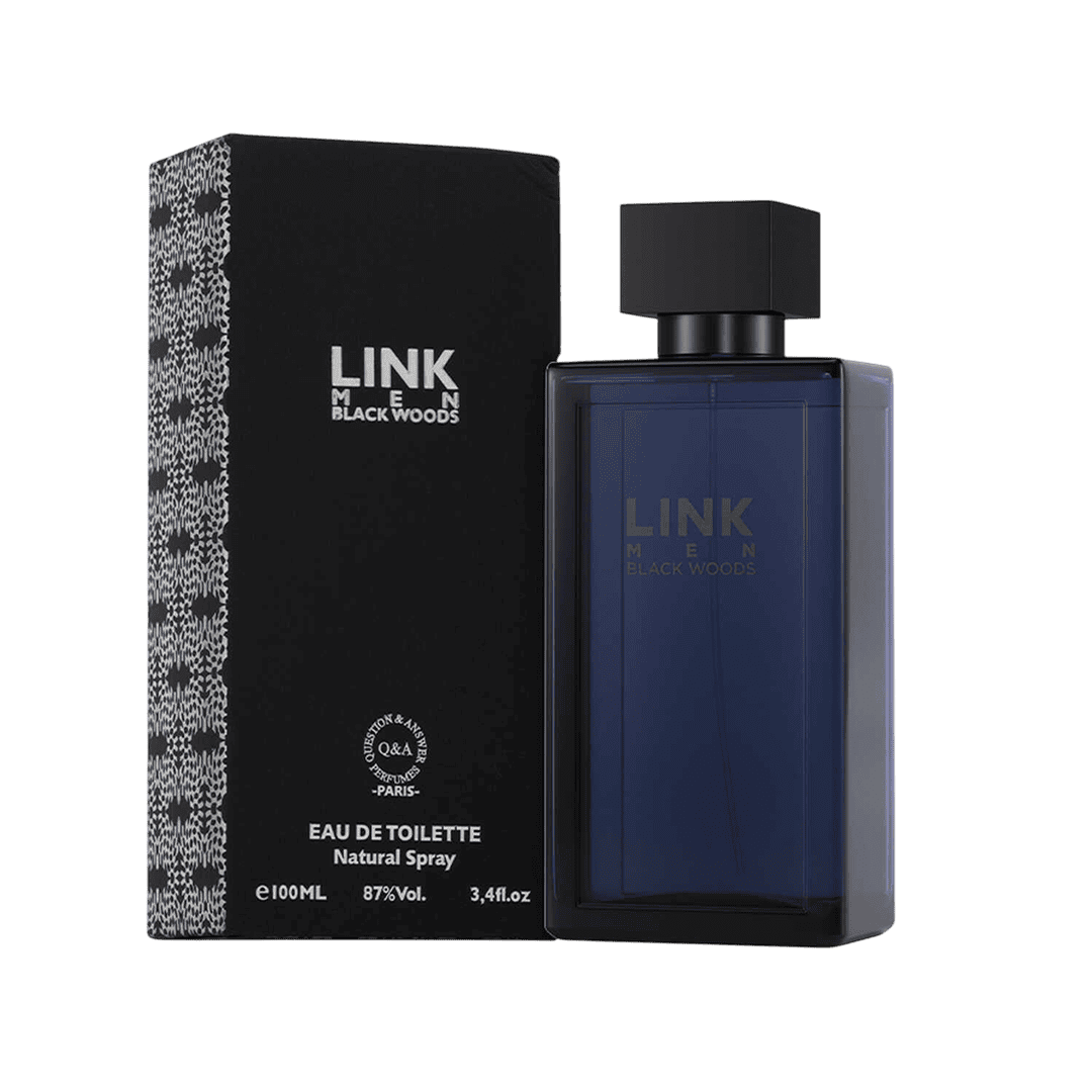 Deraah Link Men Black Woods Eau de Parfum - 100ml Perfume - XOXO cosmetics