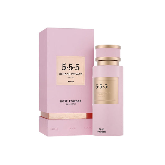 Deraah Private 555 Rose Powder Eau de Parfum - 100ml Perfume - XOXO cosmetics