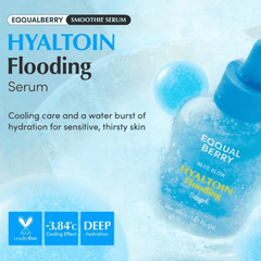 EQQUALBERRY Blue Blow Hyaltoin Flooding Serum - 30ml Face Serum - XOXO cosmetics