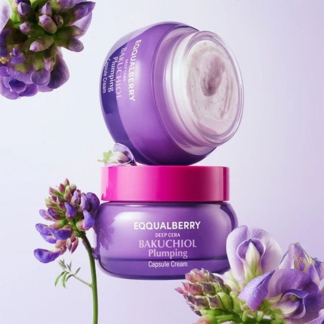 EQQUALBERRY Deep Cera Bakuchiol Plumping Capsule Cream - 50ml Anti Aging - XOXO cosmetics