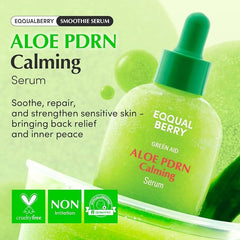 EQQUALBERRY Green Aid Aloe PDRN Calming Serum - 30ml Face Serum - XOXO cosmetics