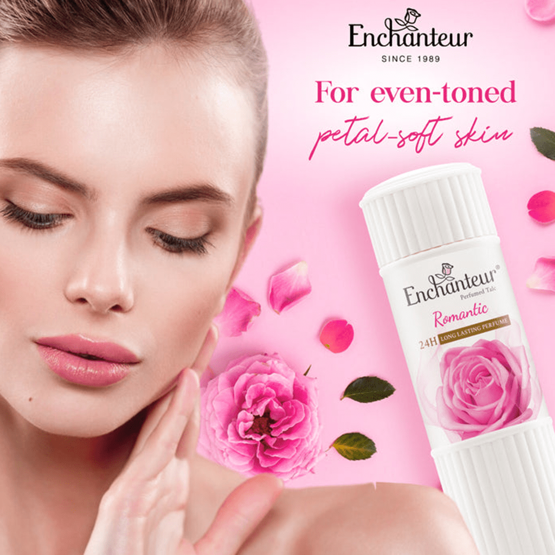 Enchanteur Romantic Perfumed Talc - 125g Body Powder - XOXO cosmetics