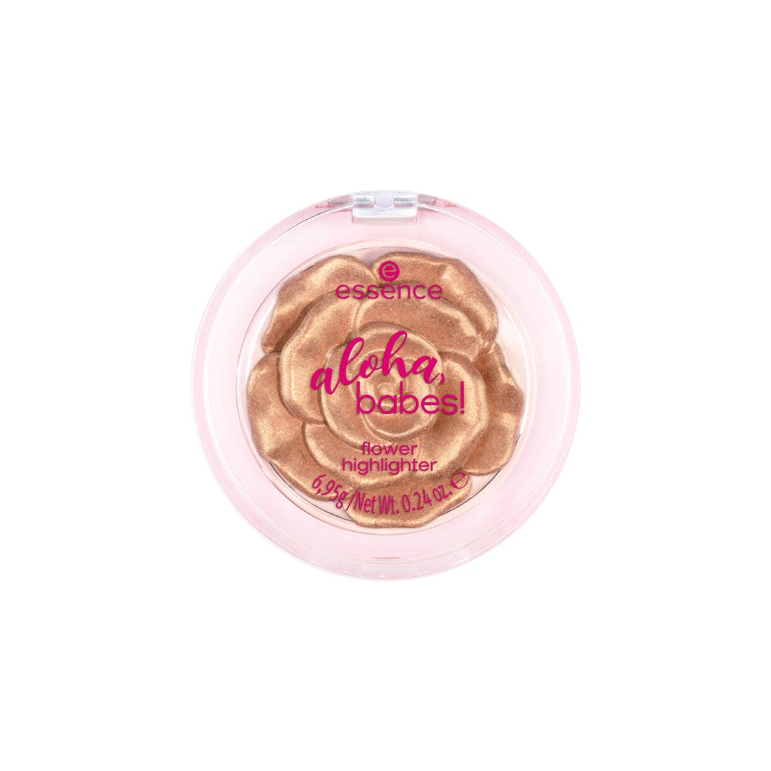 Essence Aloha, Babes! Flower Highlighter - 01 Paradise. Glow. Repeat. Highlighter - XOXO cosmetics