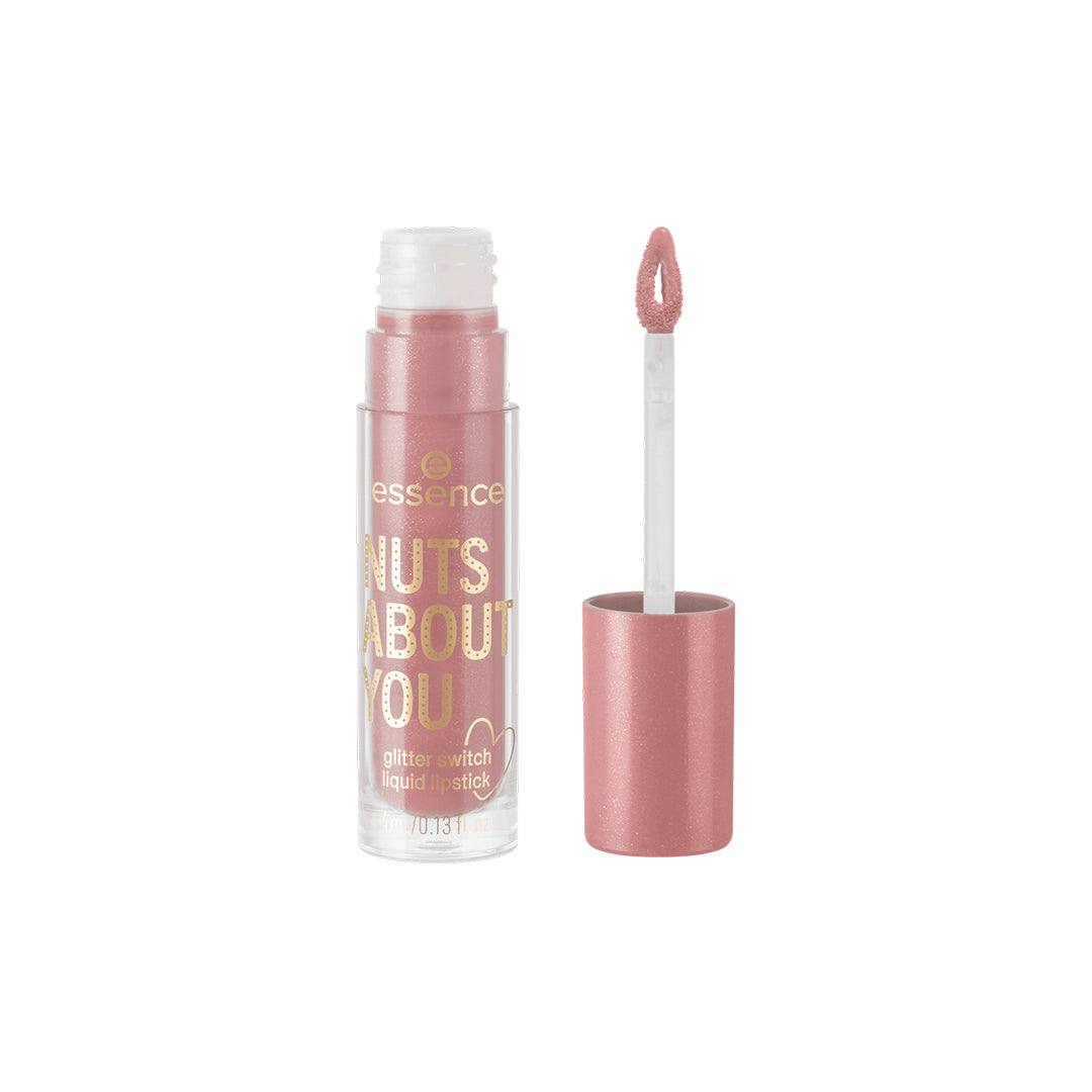Essence Nuts About You Glitter Switch Liquid Lipstick - 01 Kiss Me Prince Liquid Lipstick - XOXO cosmetics