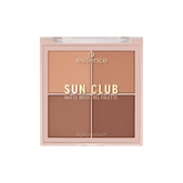Essence Sun Club Matte Bronzing Palette - 10 Better Than Vacation Tan Bronzer - XOXO cosmetics