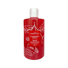 Essentials Strawberry Vanilla Shower Gel - 500ml Shower Gel - XOXO cosmetics