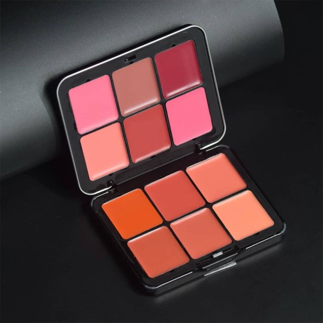 Ferrarucci 12 Color Cream Blush Palette Blush Palette - XOXO cosmetics