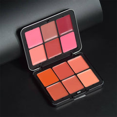 Ferrarucci 12 Color Cream Blush Palette Blush Palette - XOXO cosmetics