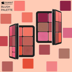 Ferrarucci 12 Color Cream Blush Palette Blush Palette - XOXO cosmetics
