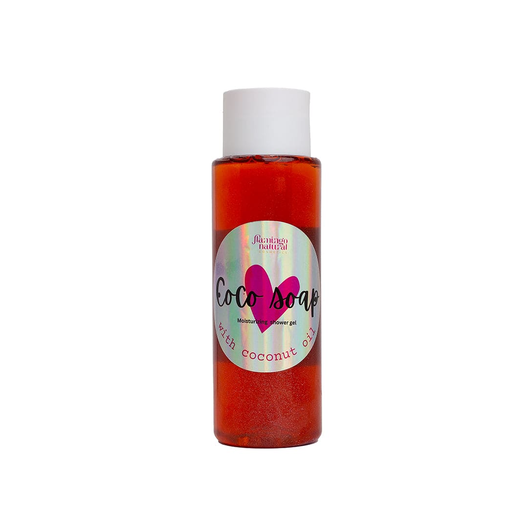Flamingo Natural COCO Moisturizing Shower Gel Bubble Gum Shower Gel - XOXO cosmetics