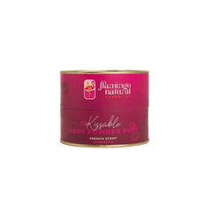Flamingo Natural Kissable Body Powder Glitter Puff Body Shimmer - XOXO cosmetics