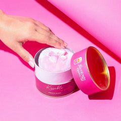 Flamingo Natural Kissable Body Powder Glitter Puff Body Shimmer - XOXO cosmetics