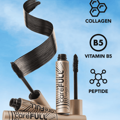 Flormar Carefull Volume Mascara - 000 Black Mascara - XOXO cosmetics