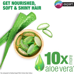 Godrej Expert Rich Creme Hair Color - Natural Black 1.00 Hair Color - XOXO cosmetics