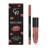 Golden Rose Matte Lip Kit - Blush Pink Lip Kit - XOXO cosmetics